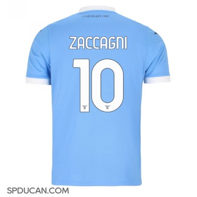 Muški Nogometni Dres Lazio Mattia Zaccagni #10 Domaci 2025-26 Kratak Rukav Muški Nogometni Dres Lazio Mattia Zaccagni #10 Domaci 2025-26 Kratak Rukav